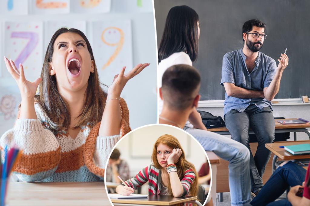The teacher reveals why she is resting from her students: 'I really don't trust some of these kids'
