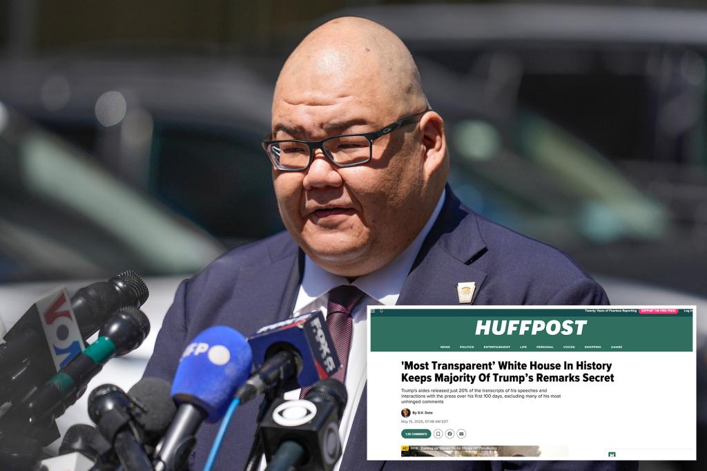 Trump's high assistant Steven cheung tears in HuffPost Reporter over transparency: 'must be really f -King stupid'