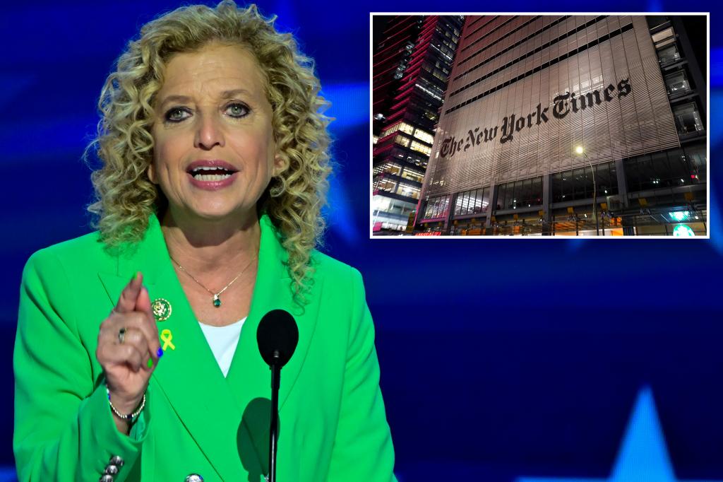 Florida rep. Wasserman Schultz opposes the NYT ratio by comparing democrats with 'slow' and 'passive' animals: 'I am focused on humans'
