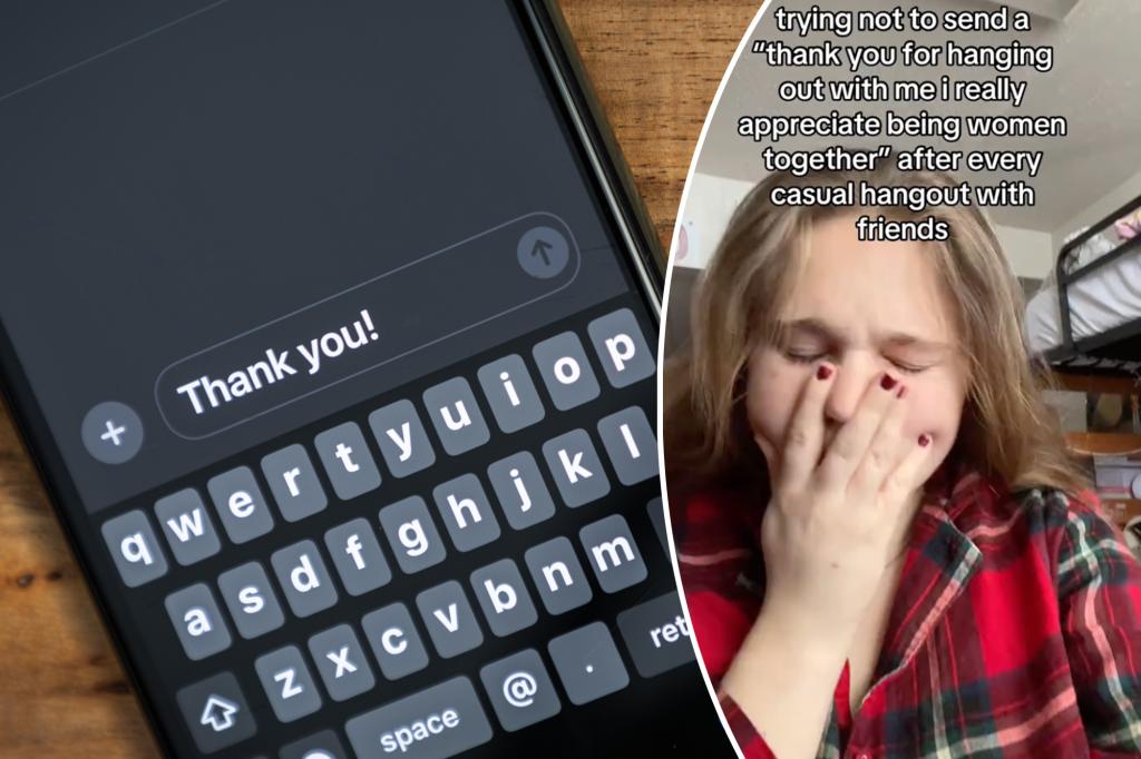 The trend of 'Thanks Text' is warm, unclear - but a little oppressed: 'Enigns through irony'