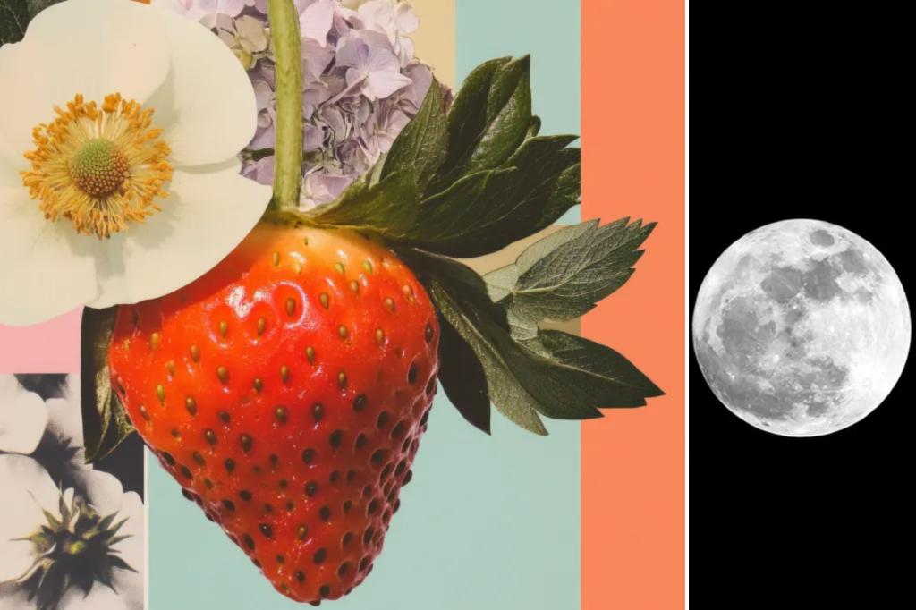 2025 Full moon with strawberries in Sagittarius: a low hanging moon and some truths hit