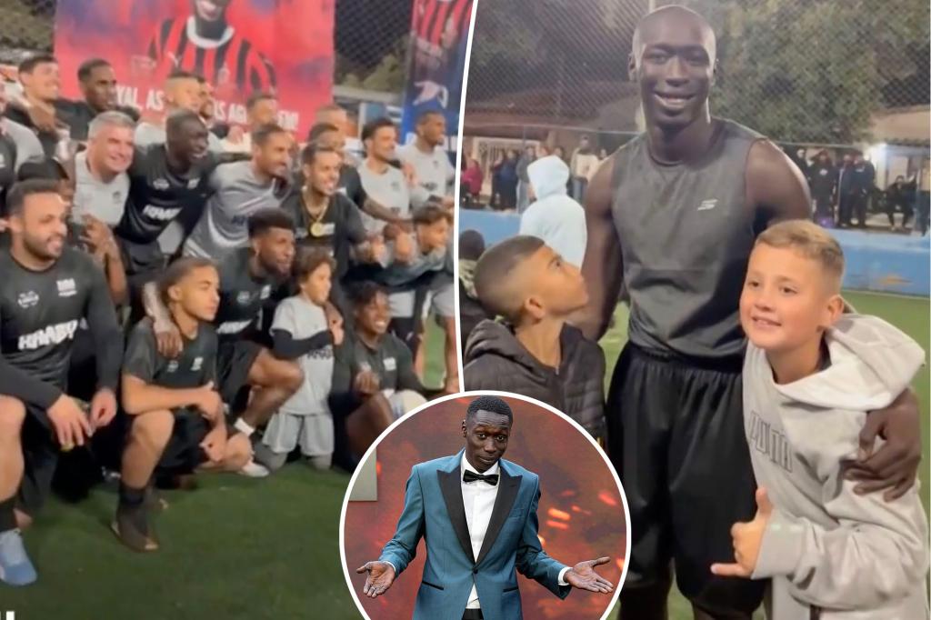 The world's best tiktok star, Khaby Lame, plays football in Brazil after 'self-deportation' by us