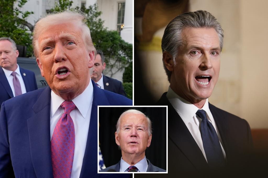 Newsom tries to give Trump to biden treatment, says he isn't everything there '