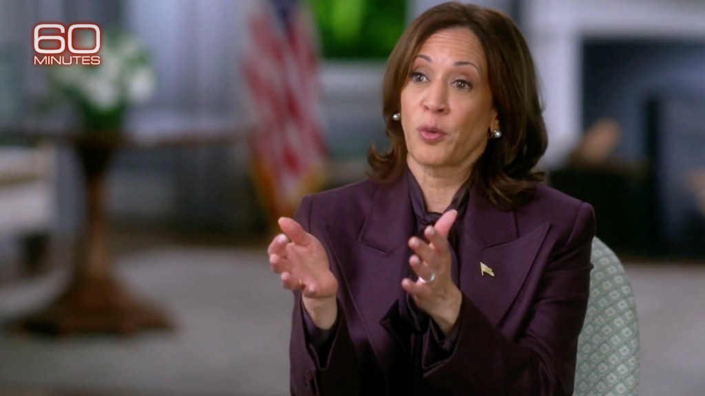 Kamala Harris on "60 minutes"